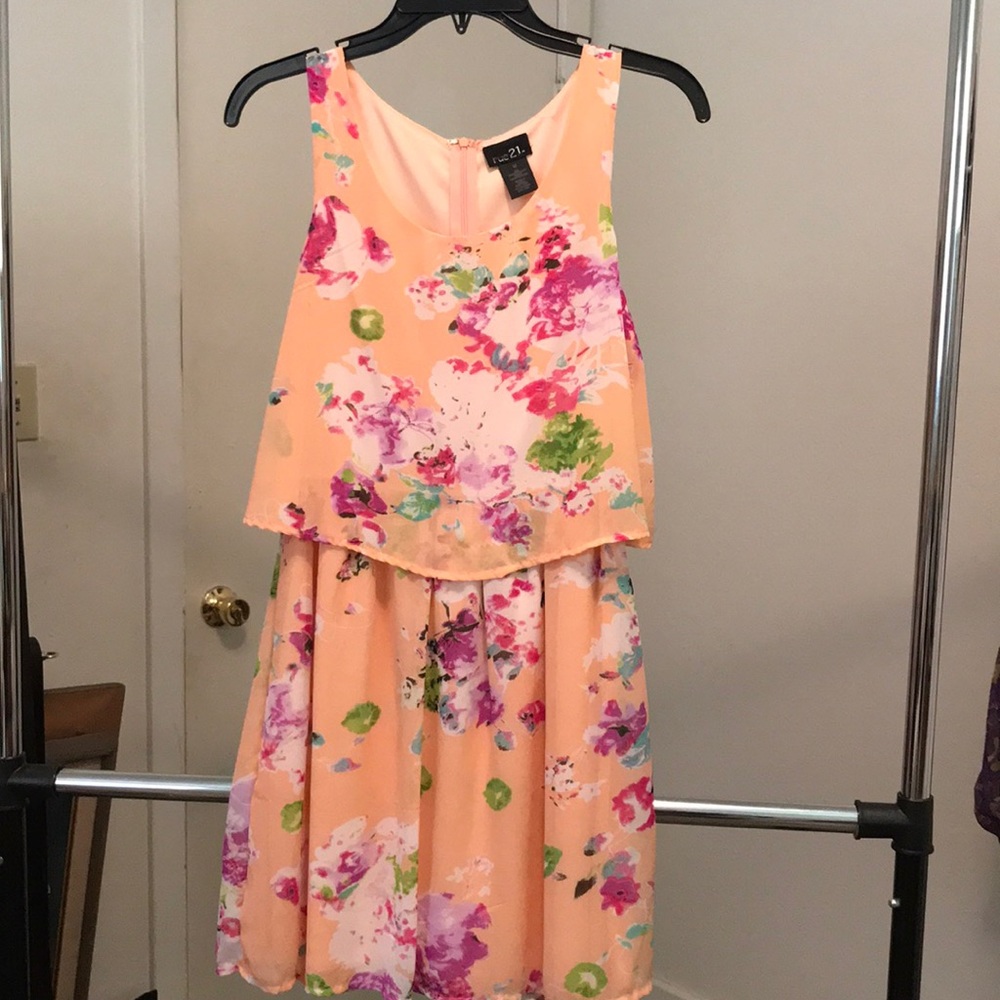 Rue 21 Spring Floral Sleeveless Dress